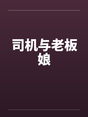司机老板娘蒋柔小说封面