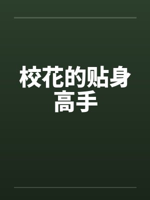 校花的贴身高手封面