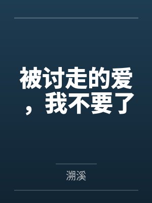 被讨走的爱,我不要了封面