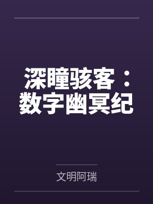 深瞳骇客：数字幽冥纪封面