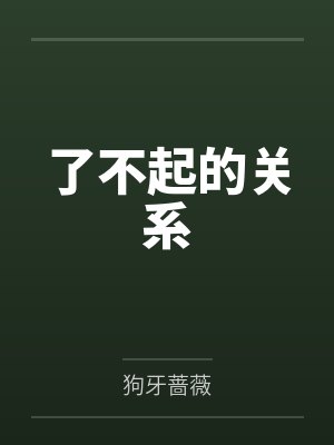 了不起的关系封面