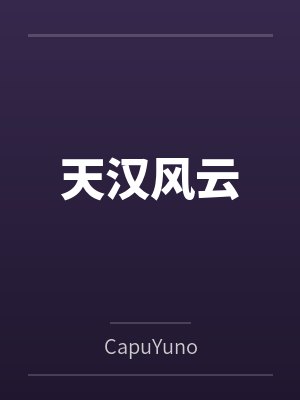 天汉风云封面