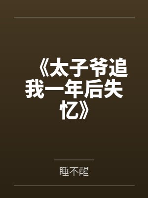 《太子爷追我一年后失忆》封面